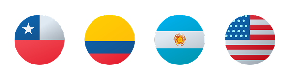 Chile Colombia Argentina USA